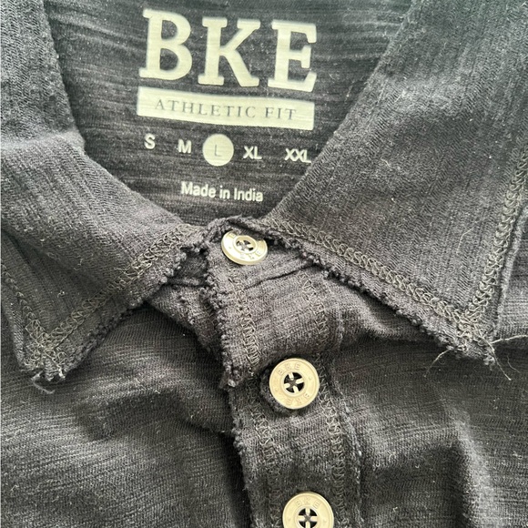 Men’s Black casual tee with collar size Large - Picture 4 of 4